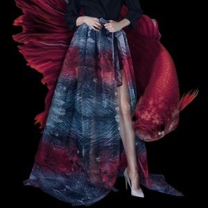 Organza wrap maxi one size